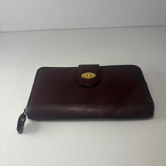 Vintage 80s 90s ETIENNE AIGNER Large Leather Full Sized Wallet Checkbook - Picture 1 of 16